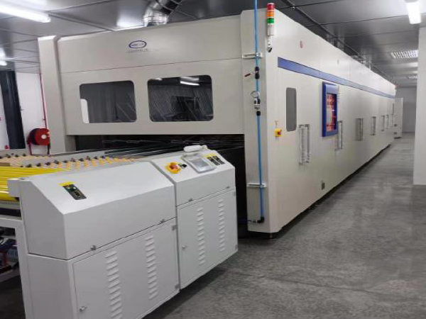 Double row post curing energy-saving tunnel furnace