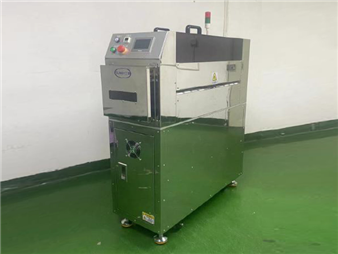 Vacuum adhesive brush dust machine